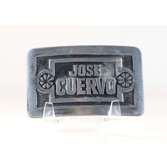 Jose Cuervo 30 Proof Belt Buckle Solid Metal Buckle 1977 Vintage USA Made - Picture 2 of 4